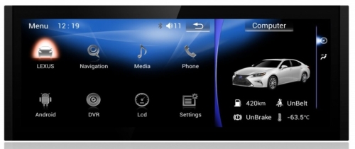Монитор на Android для Lexus IS (2013-2018) RDL-LEX-IS High - экран 10.25