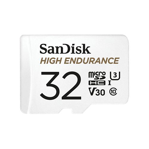 Карта памяти Sandisk microSDXC 32 gb UHS-I U3 Class 10 High Endurance Video Monitoring Card