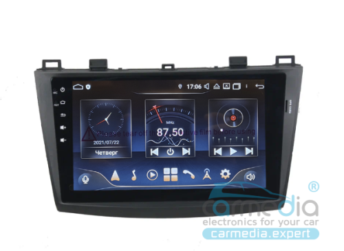 Штатная магнитола Carmedia для  Mazda 3 2009-2013 (BL), Axela 2009-2013 на Android (KD-9035-P6)