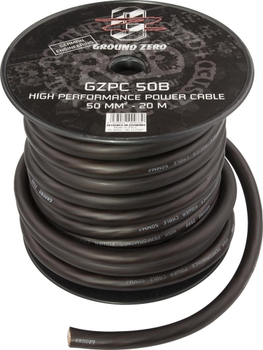Силовые провода Ground Zero GZPC 50B 20м - коричневый 