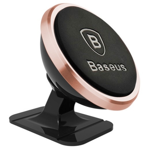 Держатель для телефона магнитный Baseus 360-degree Rotation - Rose Gold