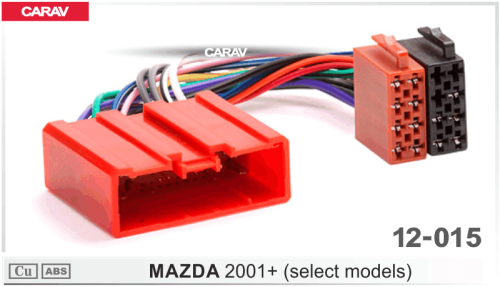 ISO CARAV 12-015 Mazda 2001+ 