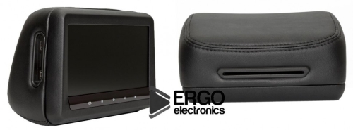 Комплект подголовников со встроенным DVD плеером и LCD монитором 10" (оба с DVD) ERGO ER10HD