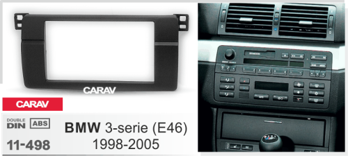 7" Переходная рамка BMW 3-Series (E46) 1998-2005 CARAV 11-498