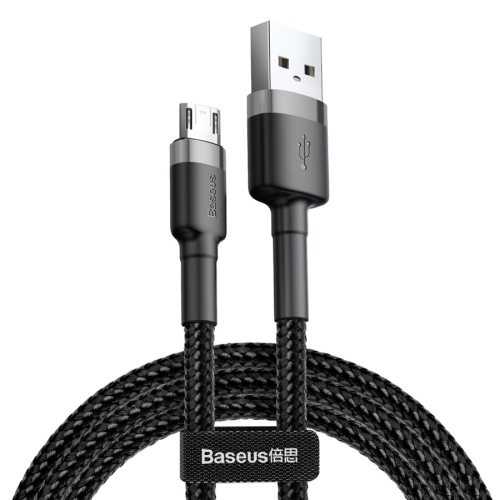 Кабель USB 2.0 A (m) - micro USB 2.0 B (m) 2м Baseus Cafule Cable - Black