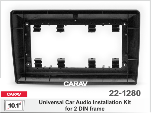 Переходная рамка универсальная 2-DIN--10" Carav 22-1280