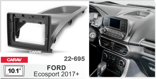 10" Переходная рамка Ford Ecosport 2017+ CARAV 22-695