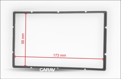 Переходная рамка универсальная 2-DIN Carav 11-901