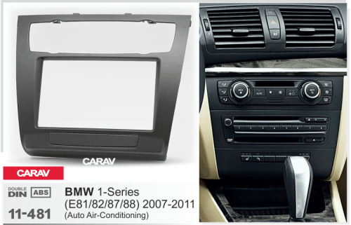 7" Переходная рамка BMW 1-Series (E81, E82, E87, E88) 2007-2011 CARAV 11-481