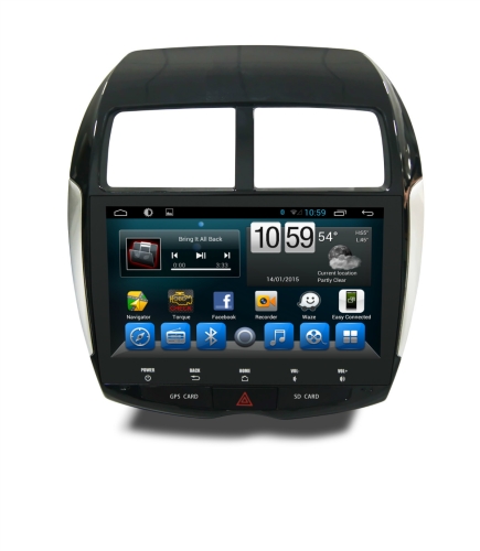 Штатная магнитола Carmedia для Peugeot 4008 и др. на Android  (KR-1046-S10)