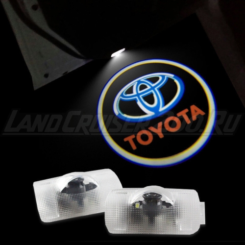 Проекция логотипа Toyota для Land Cruiser 200