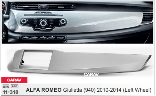 7" Переходная рамка ALFA ROMEO Giulietta (940) 2010-2014 CARAV 11-318