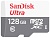Карта памяти Sandisk Ultra microSDXC UHS-I 128 ГБ, 80 МБ/с, Class 10